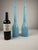 Sky Blue Rare Pair of Fratelli Toso Murano Vintage Italian Glass Decanters For Sale - Image 8 of 10
