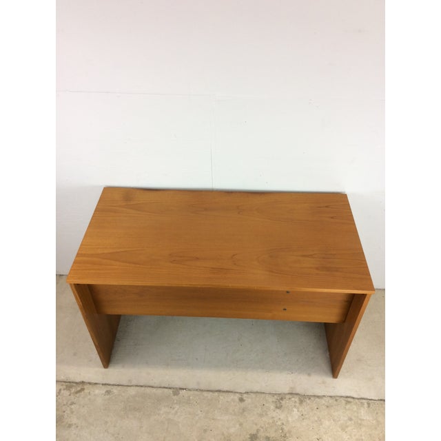 Danish Modern Teak Writing Desk With Two Drawers For Sale In Philadelphia - Image 6 of 12