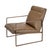 2020s Hemingway Accent Chair, Truffle Leather For Sale - Image 5 of 10