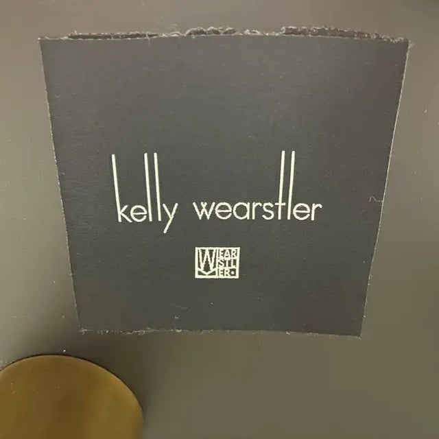 Pair of Kelly Wearstler Bronze and Grey Curly Mongolian Lamb Stools, Usa 2015 For Sale - Image 11 of 12