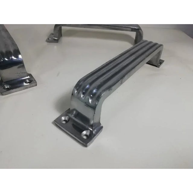 Mid-Century Aluminum Handles, Set of 9 For Sale - Image 13 of 14