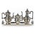 Tea and Coffee Set in Silver-Plated Metal For Sale - Image 11 of 11