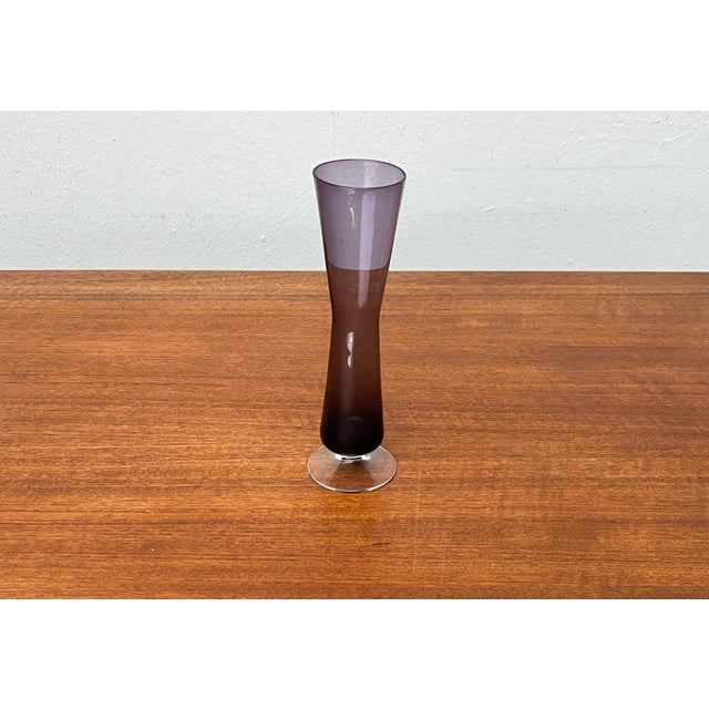 Vintage Glass Vase from Tlt, Japan, 1970s For Sale - Image 3 of 10