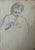 Heinrich Pforr, Collection of 6 Drawings on 4 Sheets Woman Handicrafts, 1920s, Pencil For Sale - Image 11 of 12