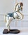 Off-white French Decorative Horse in Moleskin with Saddle and Harness, 20th Century For Sale - Image 8 of 12