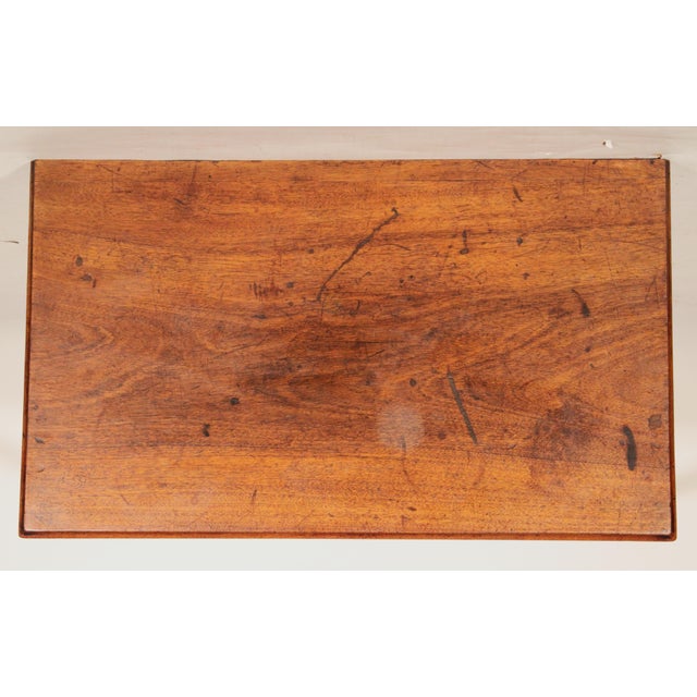 Early 19th Century George III Mahogany Writing / Occasional Table For Sale - Image 5 of 11