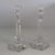 Pair of Val Saint Lambert Belgian Crystal Candlesticks Signed & Labeled For Sale - Image 11 of 11