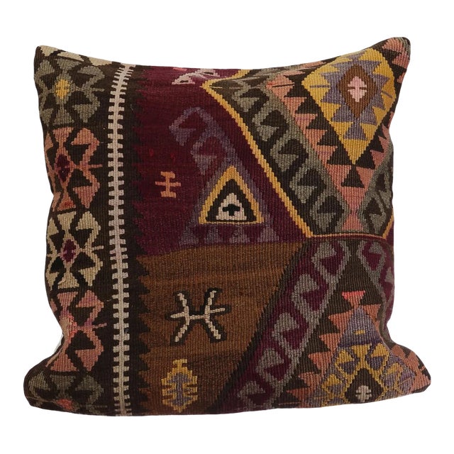 Turkish Kilim Pillow Cover For Sale