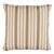 Schumacher x Mark D. Sikes Markie Stripe 20" Pillow In Neutral For Sale