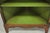 Antique English Adams Style Green Hand Painted Narrow Corner China Cabinet For Sale - Image 16 of 18