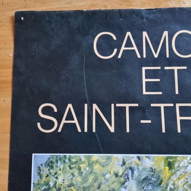 Camoin & St Tropez Exhibition Poster, 1991 For Sale - Image 3 of 7