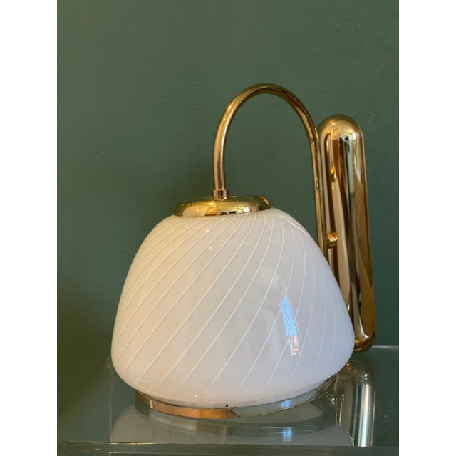 Mid-Century Modern Vintage Murano Glass Wall Lights from Millefiori, 1970s, Set of 2 For Sale - Image 3 of 18