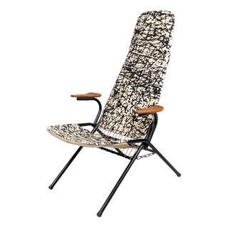 Folding Lounge Chair by Olof Olle Pira, Sweden, 1960s For Sale