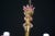 Pretty Venetian Chandelier, Pink and Gold Glass, 1950s For Sale - Image 12 of 15
