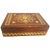 Vintage Hand-Carved Wood Box For Sale