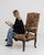 French 19th Century Louis XV Oak Armchair With Needle Point Upholstery For Sale - Image 3 of 12