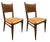 Set of Straw Chairs by Marcel Gascoin, 1950s For Sale