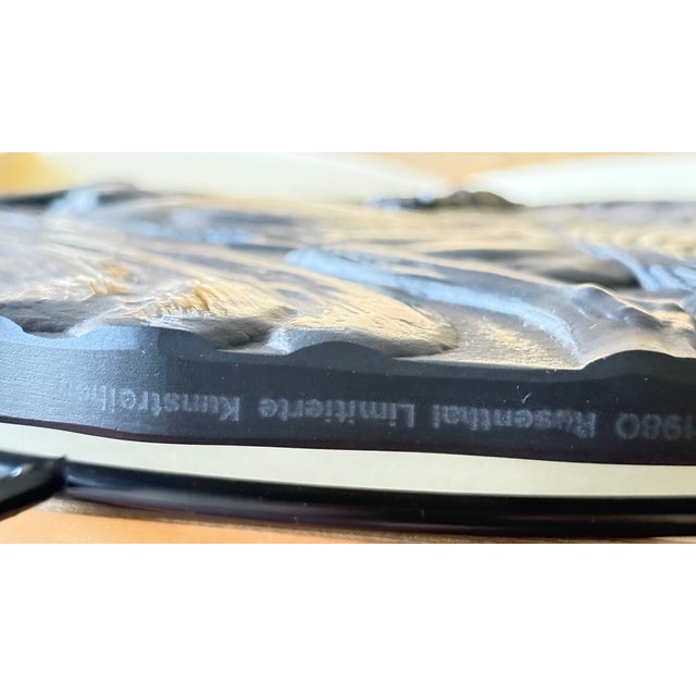 Postmodern Annual Glass Plate by Ernst Fuchs for Rosenthal, 1980 For Sale - Image 3 of 11