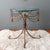 Italian Brass Rope and Tassel Rustic Outdoor Drinks Table For Sale - Image 13 of 18