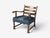 Mid-Century Modern Danish Cabinetmaker, Armchair, Wool, Carved Oak, Denmark, 1920s For Sale - Image 3 of 14