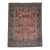 1970s Vintage Persian Handmade Wool Cotton Light Red Area Rug For Sale