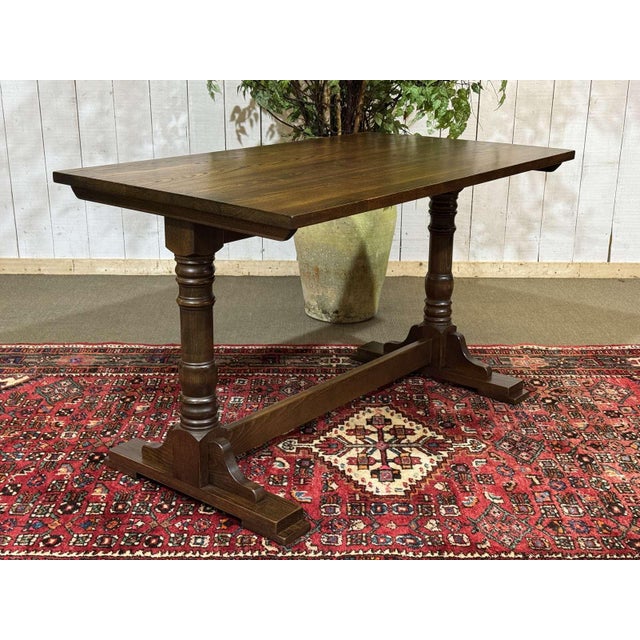 English Bistro Table in Ash and Beech, 1970s For Sale - Image 13 of 15