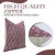 Art Deco Fabdivine Handcrafted Block Print Cushion Cover 14x14 Inch Pure Linen- Superstar For Sale - Image 3 of 5