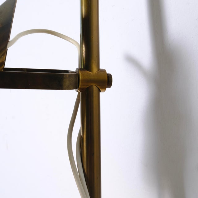 Modern Adjustable Brass Floor Lamp, Italy, 1960s For Sale - Image 3 of 18