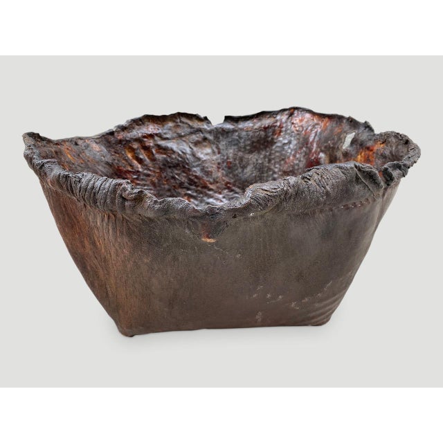 Polished Buffalo Hide Container For Sale - Image 11 of 18