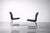 Mid-Century Modern Vintage Chrome and Black Leather Club Chairs from POL International, 1960s, Set of 2 For Sale - Image 3 of 18
