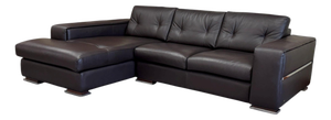Gamma Arredamenti Italian Leather Sectional