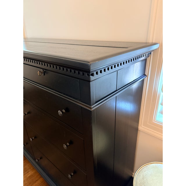 Restoration Hardware Rh St. James Dresser in Antique Black For Sale - Image 4 of 6