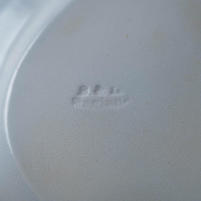 Burgess & Leigh Burgess & Leigh Blue Celeste Chinoiserie Transferware Platter, c.1885 For Sale - Image 4 of 8