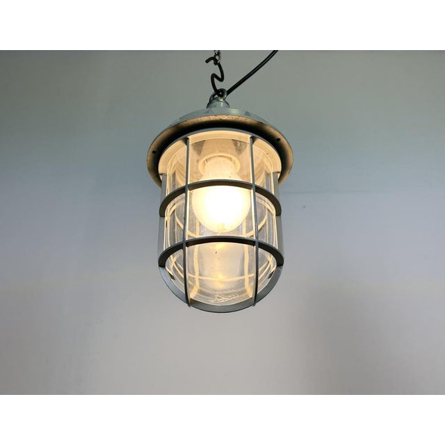 Industrial Grey Cast Aluminium Light from Yamada Co.ltd., 1960s For Sale - Image 13 of 14