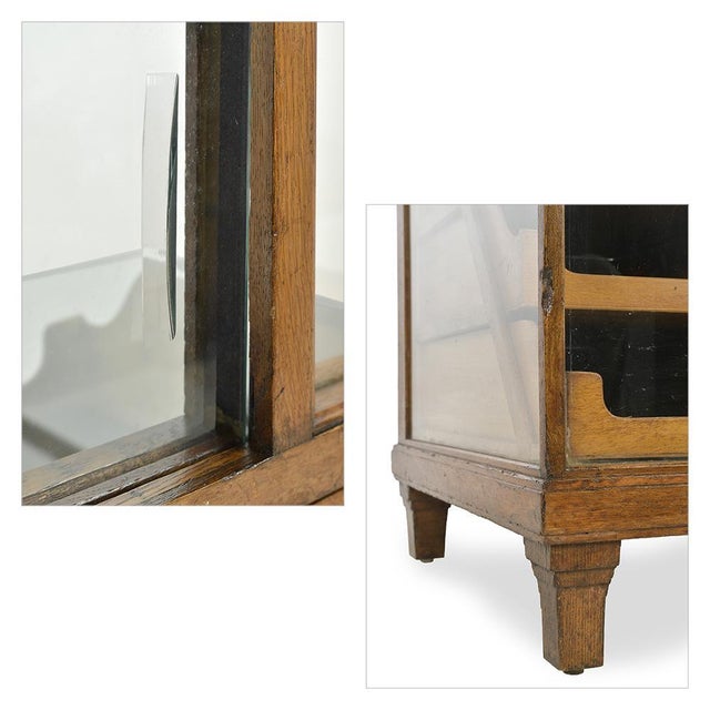 English Display Cabinet with 12 Drawers, 1920s-1940s For Sale - Image 3 of 9