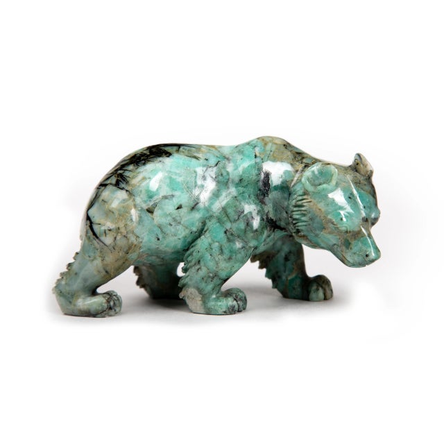 Early 21st Century Beryl Emerald Bear For Sale - Image 5 of 7