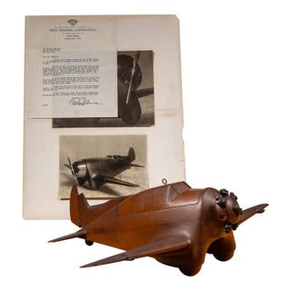 Original Robinson Airfoil Fuselage Aircraft Patent Model For Sale
