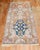 A Vintage Indian Lahore small gallery rug from the 2nd quarter of the 20th century with a large scale design . Size: 4'6''...