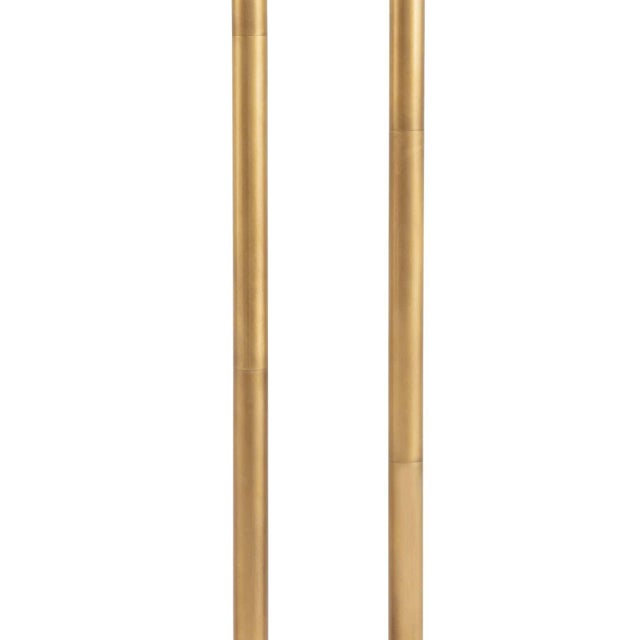 Traditional Regina Andrew Happy Steel Floor Lamp, Natural Brass For Sale - Image 3 of 7