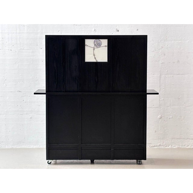 Ash Sideboard by Charles Rennie Mackintosh on Casters, 1980s For Sale - Image 12 of 18