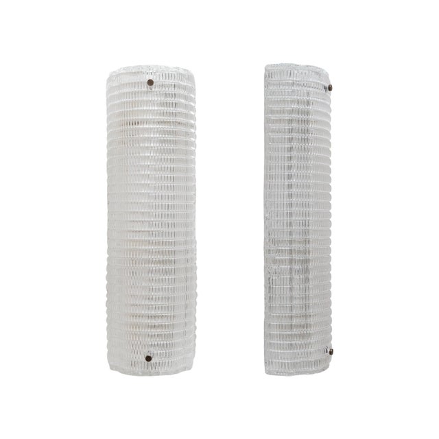 Modern Italian Murano Glass Textured Wall Sconces, 2000, Set of 2 For Sale - Image 10 of 10
