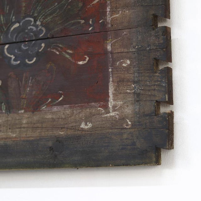 Reclaimed front of a wedding chest, dating from around 1825 and originating from Franconia, southern Germany. The original...