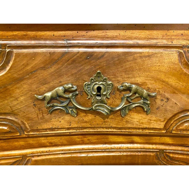 Louis XV Walnut Commode, Mid-18th Century For Sale - Image 11 of 13