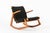 Rare Early Mid Century Wooden Rocking Chair by Ralph Rapson, 1940s For Sale - Image 9 of 16