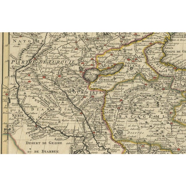 Antique Map of the Persian Empire, 1742 For Sale - Image 4 of 12