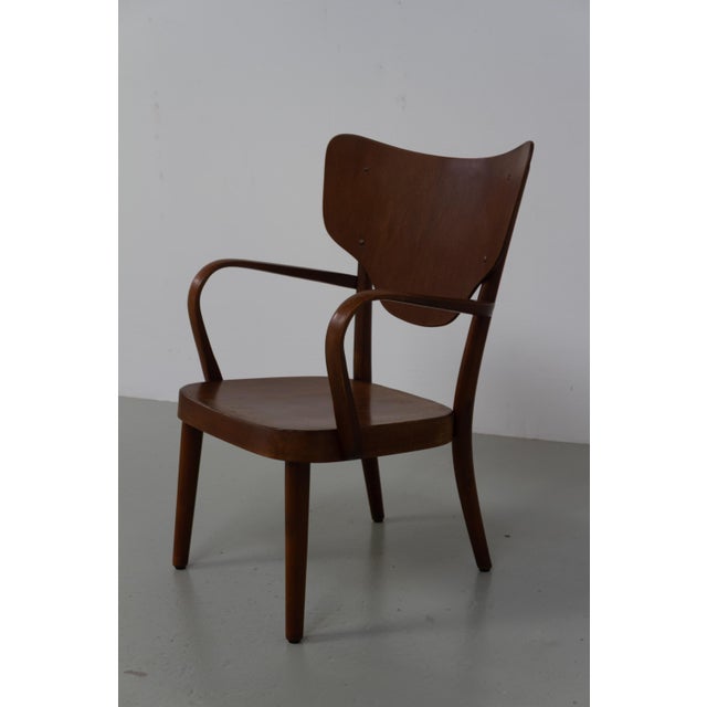 Danish Modern Armchair Model 2280 by Magnus Stephensen for Fritz Hansen, 1940s. Rare and early Scandinavian Mid-Century...