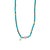 Early 21st Century Lucky Heart & Butterfly Turquoise Charm Necklace For Sale - Image 5 of 9