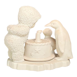 Vintage Department 56 Snowbabies "Make a Wish" Fiqurine - Retired 2001