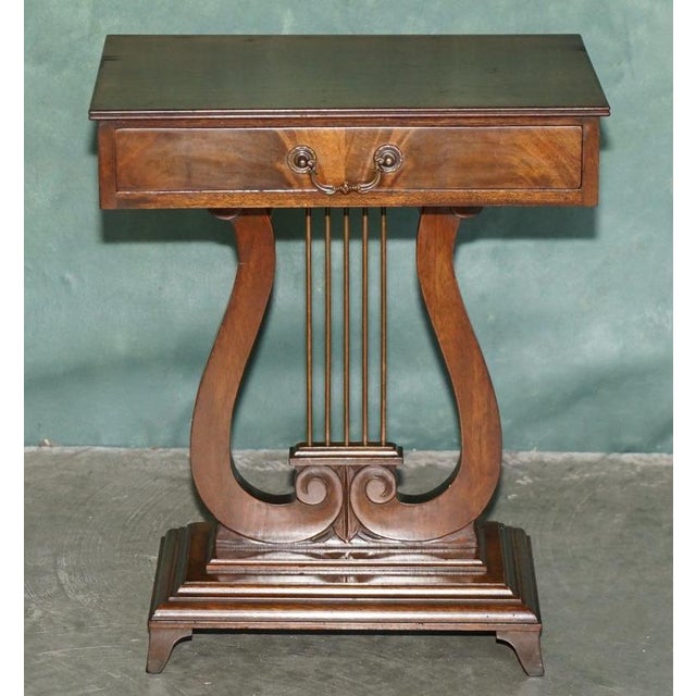 Regency Style Hardwood Kyre Form Side Tables, Set of 2 For Sale - Image 18 of 18