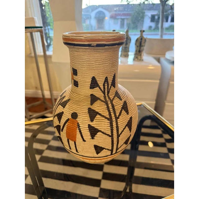 Hand-Painted Bertel House Ceramic Vase – Made in Italy This Italian ceramic vase by Bertel House beautifully blends...